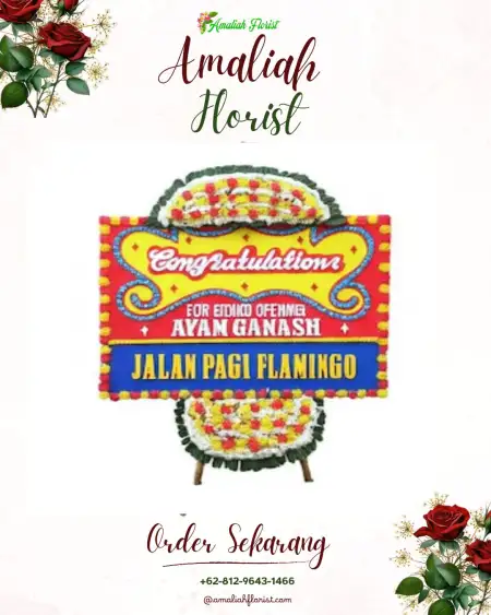Sewa Papan Bunga Pasar Pagi